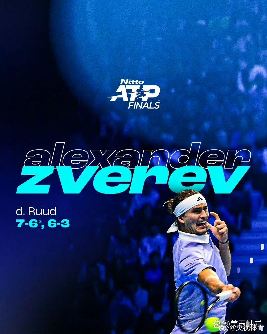 年终总决赛逆转美网，兹维列夫关键制胜